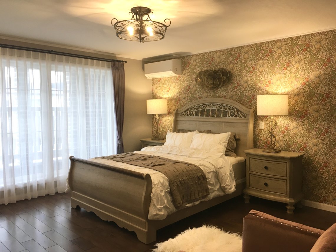 クラシックなベッドルーム