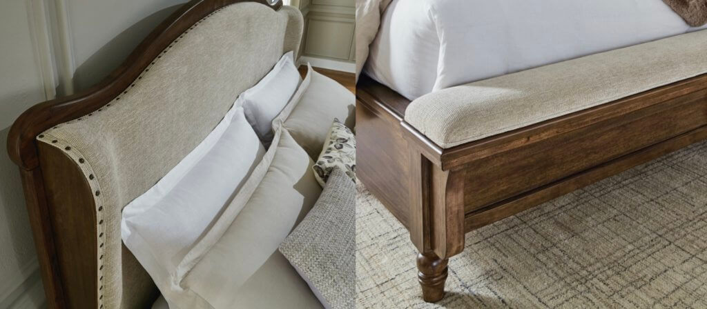 カントリークラシックのベッドデザイン