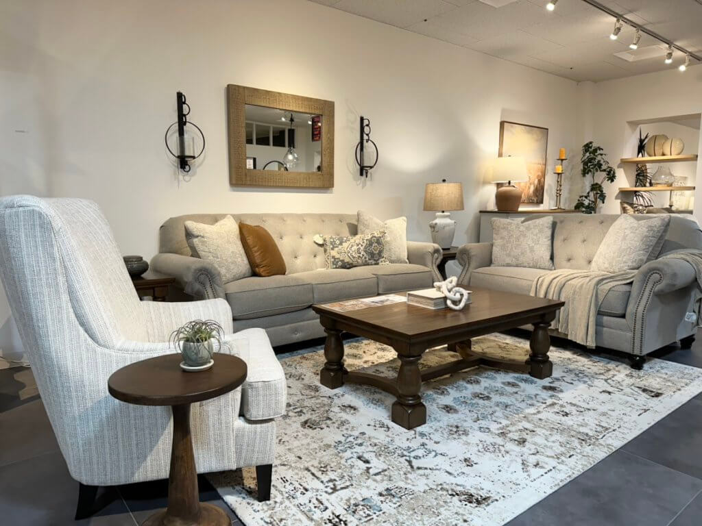 カントリークラシックのリビングルーム