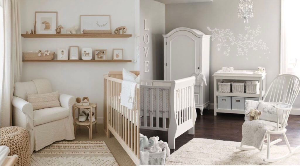 ナチュラル&フレンチスタイルのベビールーム